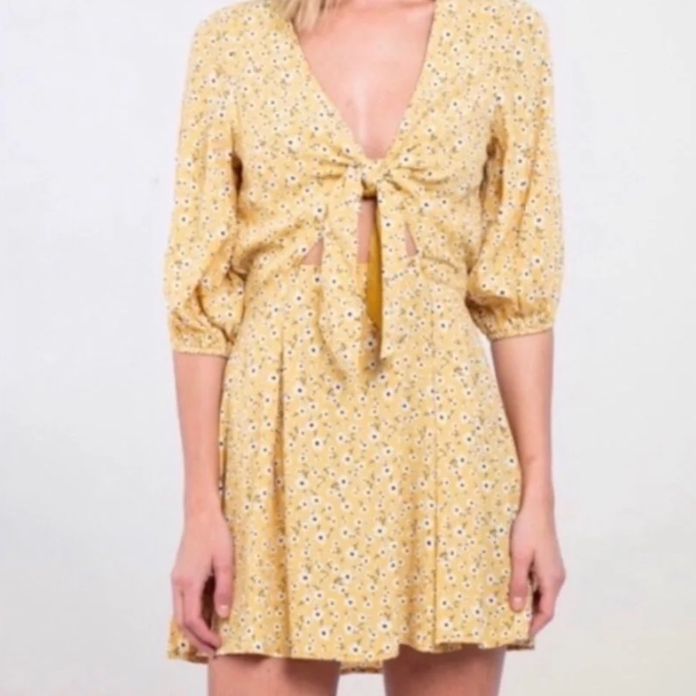 Skylar Tie-Dye Asymmetric Midi Dress